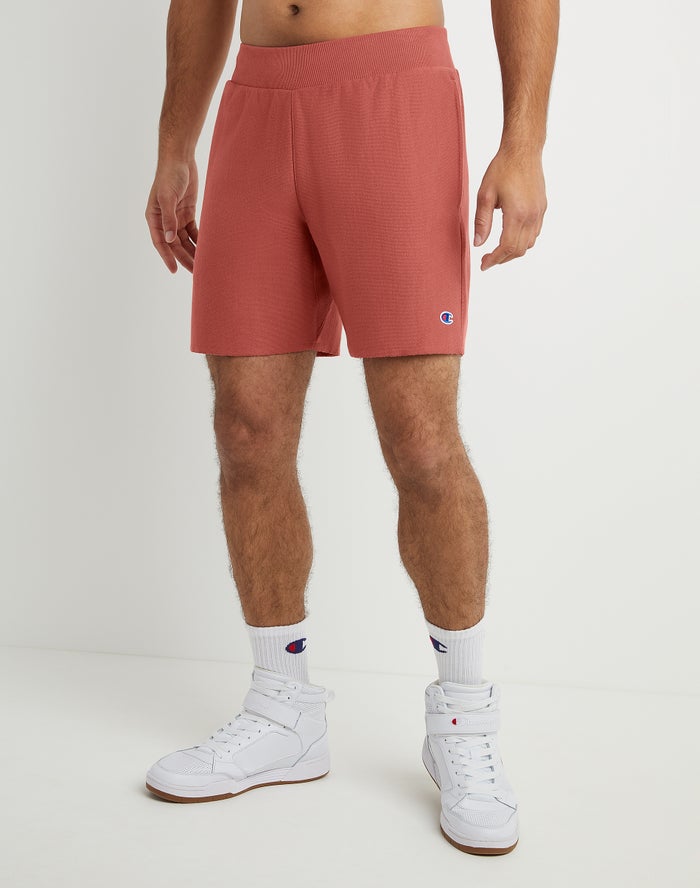 Champion Reverse Weave Cut-Off Erkek Şort Mercan ( XDTEOB632 )